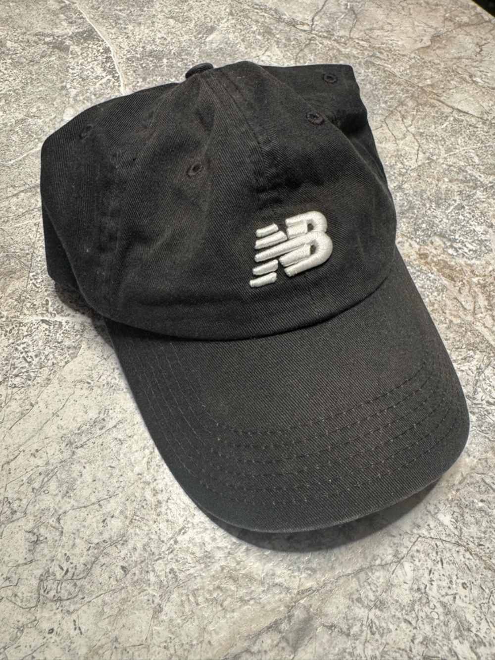 New Balance Black Cap with White NB Logo